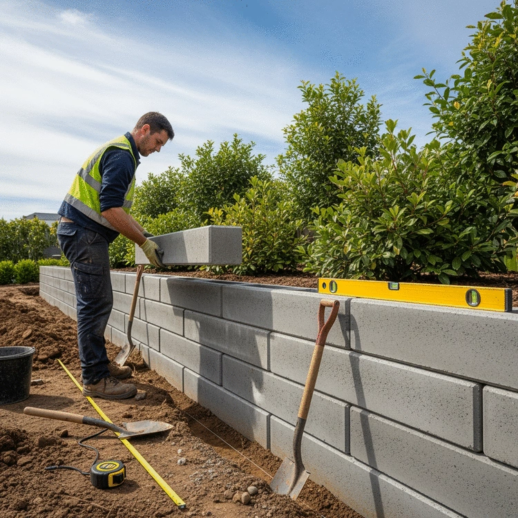 Step-by-Step Guide to Planning and Installing Concrete Sleeper Retaining Walls in Albury Wodonga