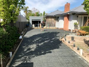 Residential driveway preparation