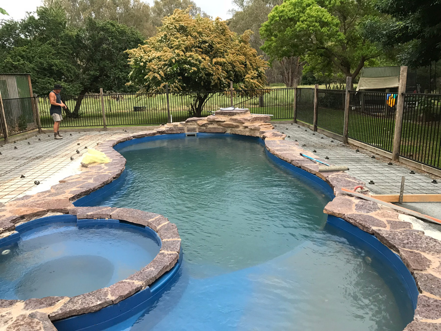 Pool and surrounds